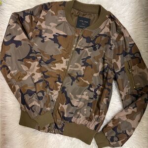 Camo Bomber Jacket
